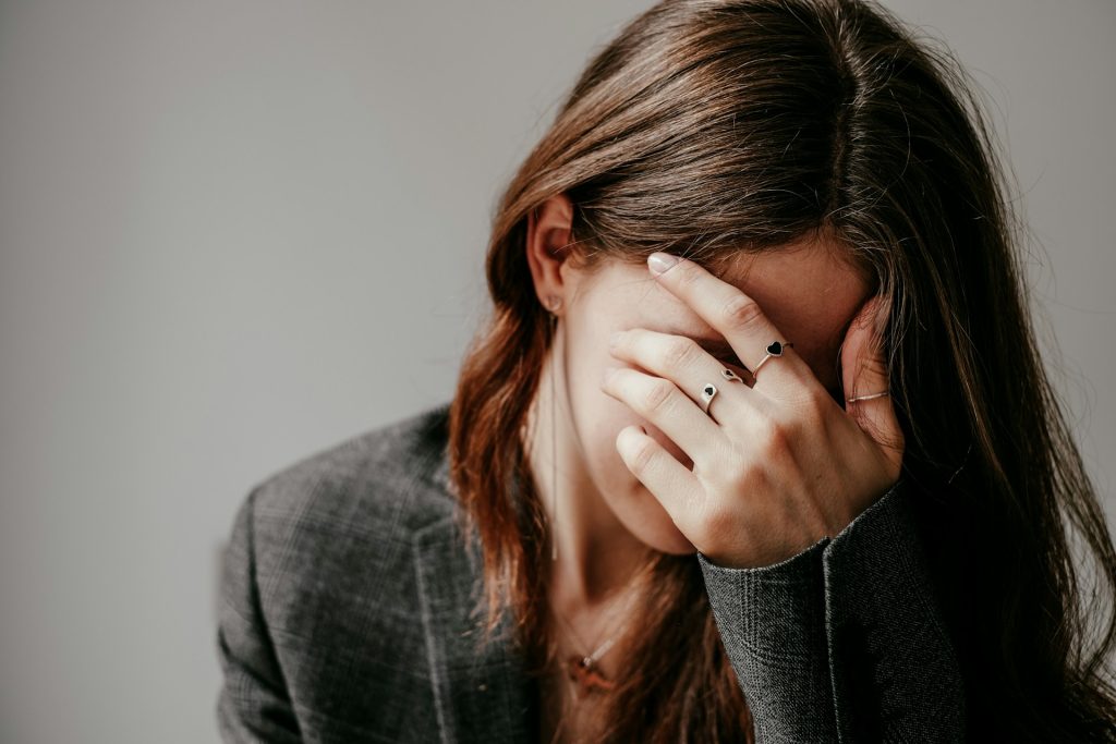 woman with problems